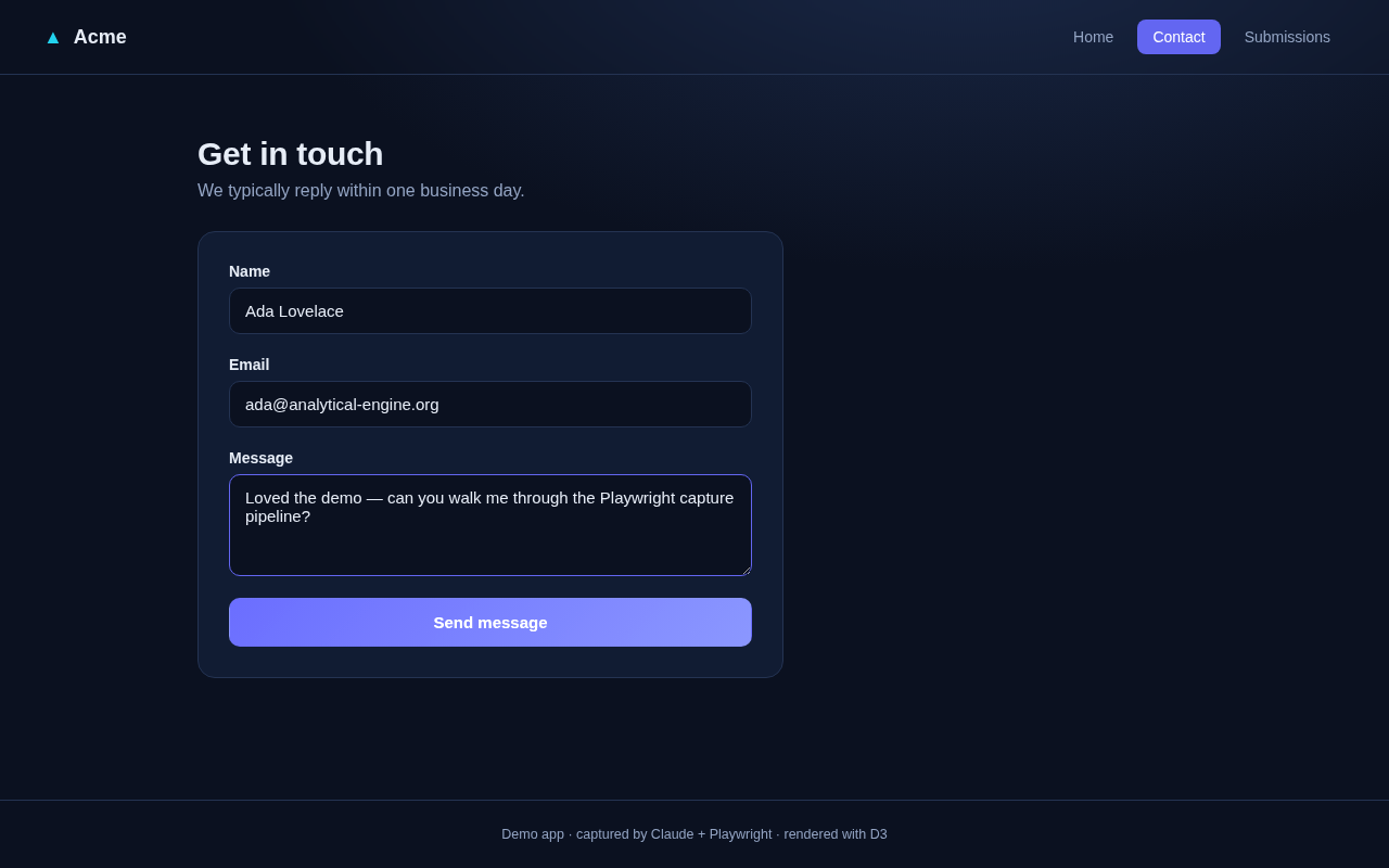 Form completed
